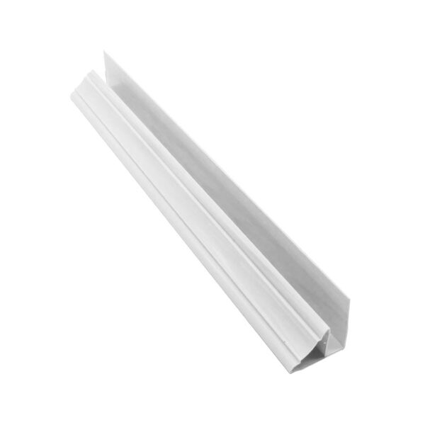 Cornisa de PVC Color Blanco Modelo T-01 de 5.95 Metros.