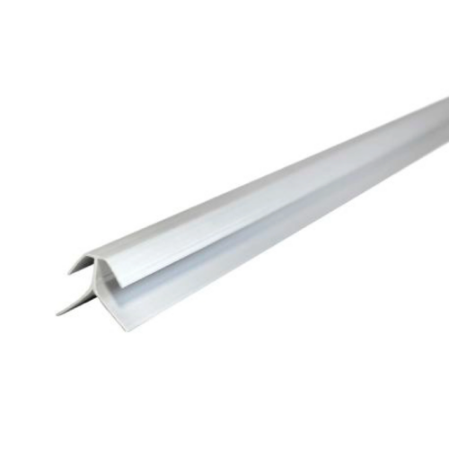 Perfil Exterior de PVC Color Blanco Mate para Tablilla de 5.95 Metros. Perfil Exterior de PVC Color Blanco Mate para Tablilla de 5.95 Metros.