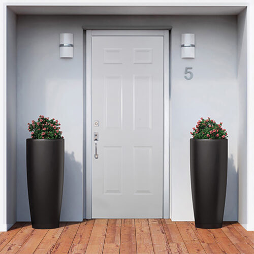 Puerta de Acero 6 Paneles Clásica