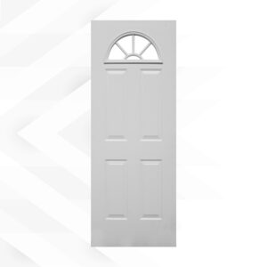 Puerta de Acero Media Luna Lisa