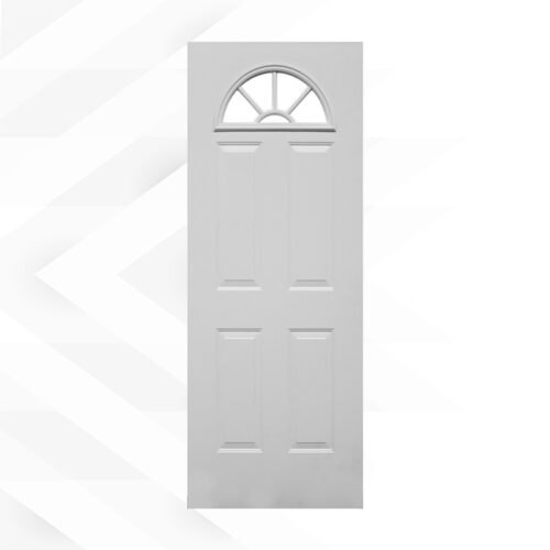 Puerta de Acero Media Luna Lisa