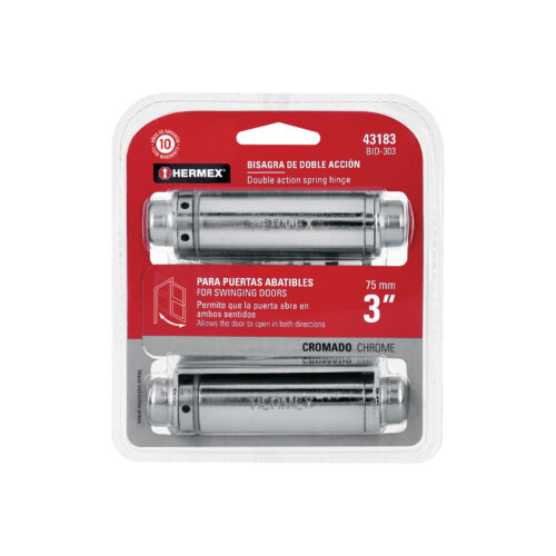 BISAGRA 3 CROMO DOBLE ACCION HERMEX