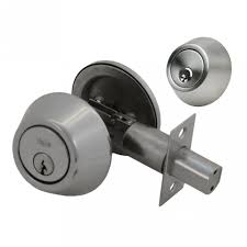 Cerrojo Yale Kent Doble Cilindro Plata