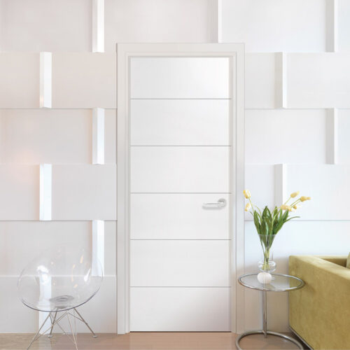 Puerta HDF Lucero Blanca