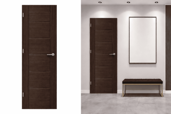 Puerta HDF Amparo Textura Walnut
